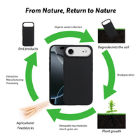 Coque de téléphone en paille de blé de 2mm d'épaisseur pour iPhone 17, coque de téléphone souple Air