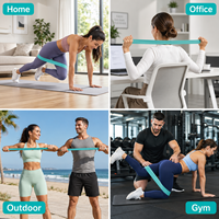 Juego de Bandas de Resistencia Elásticas de 5 Niveles para Entrenamiento de Fuerza y Ejercicio, Bandas de Resistencia con Logotipo Personalizado
