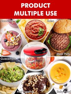 Accesorios de cocina Mango multifunción Ecológico Procesador de alimentos de acero inoxidable Mezclador de picadora - Product Image 2