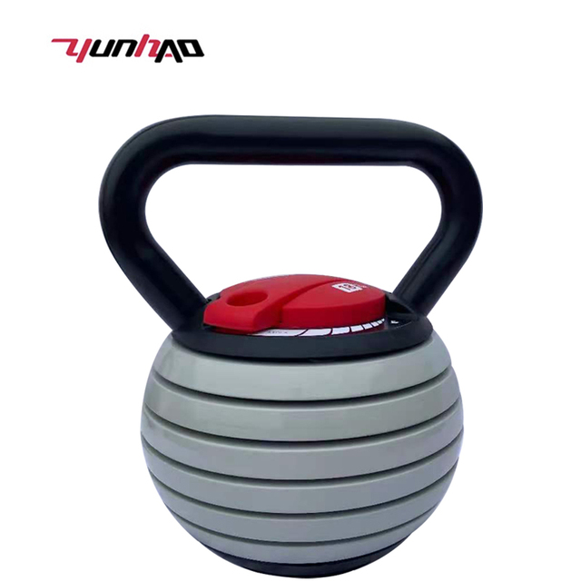 High Quality Fitness Gym Equipment Muscle Training 9KG 18KG 20LB 40LB Competition Cast Iron Adjustable Kettlebell Set