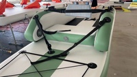 Bateau de pêche gonflable tendance, embarcation de pêche hybride, planche de SUP gonflable durable avec moteur, kayak de pêche à la rame pour adulte