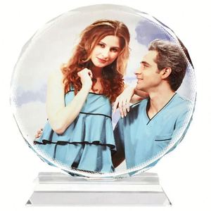 Bsj-03B 10Cm <b>Photo</b> <b>Frame</b> Blank Sublimation Crystal for Gifts Decoration - Product Image 3