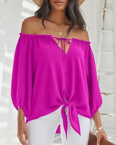 Nuova Camicetta Estiva 2026 da Donna in Chiffon Stile Coreano con Motivo Floreale, a Maniche Corte, Tessuta, Traspirante, Semplice, Casual, di Tendenza, un Successo! - Product Image 1