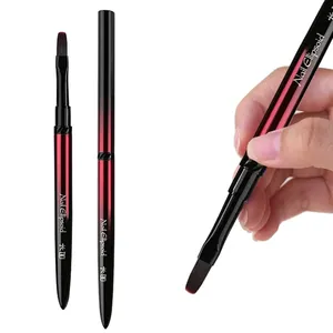 13Style Black Red Gradient Handle Nail Drawing Brushes For Manicure Lines Painting Gradient UV GEL Extension <b>Builder</b> Drawing Pen - Product Image 3