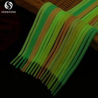 Lacets ronds lumineux qui brillent dans le noir, lacets fluorescents pour chaussures de sport en toile, adultes et enfants