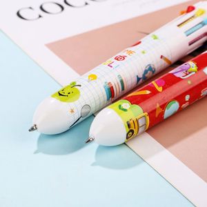 Stylo rétractable multicolore 0,7 mm pour le <span class=keywords><strong>bureau</strong></span> et l'école - Issu de sources durables - Product Image 4