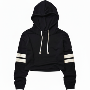 Sudadera Corta de Punto para Mujer, de Alta Calidad, Nueva Colección, Invierno, Poliéster/Algodón, Estilo Urbano, Manga Larga, Informal - Product Image 1