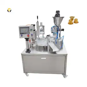 FillinMachine Automatic blanking nespresso k cup making machine coffee capsules filling packing machine