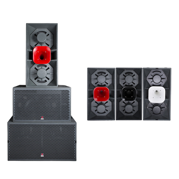 Dual 15 Inc Indoor Two Way Full Range Multi Use System Speakers Audio System Sound Professional Complete Public Address System