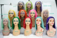 Peluca india frontal de encaje HD 13x4 sin pegamento al por mayor, 100% cabello humano Remy, corte bob de 12 pulgadas, marrón oscuro, transparente, pequeña