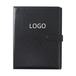 Wholesales High Quality Low Price Conference <b>Folders</b> Custom Embossed Logo File <b>Folder</b> <b>A4</b> Pu Leather Portfolio <b>Folder</b> - Product Image 1