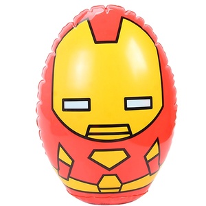Heavy Duty PVC Inflatable Iron Man Punching <strong>Bag</strong> for Kids Durable Vinyl Animal Shaped Tumbler Bop <strong>Bag</strong> <strong>Standing</strong> <strong>Boxing</strong> Toys - Product Image 1