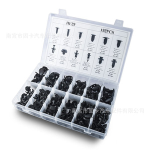 192Pcs Car <b>Clips</b> Universal <b>Bumper</b> Trim Panel Kit Plastic Fasteners For Repair And Replacement - Product Image 1