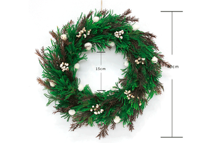 Guirlande <span class=keywords><strong>de</strong></span> Noël ronde en vigne naturelle <span class=keywords><strong>de</strong></span> grande qualité en gros - Product Image 2