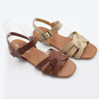Nouvelles sandales plates de plage style claquettes pour femmes et dames, respirantes et antidérapantes, vente en gros