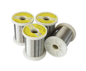 Electric Heating Flat Wire Nichrome 80/20 Ni80 Cr20 Alloy Resistance Solid Conductor Bare Model Cr20ni80