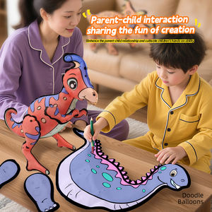 ของเล่นวาดรูป DIY <span class=keywords><strong>3</strong></span> มิติ ไดโนเสาร์ ยีราฟ บอลลูนฟอยล์เป่าลม ปี 2026 - Product Image 5