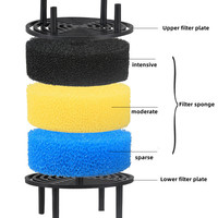 SunSun HW-603 400L/H 3-Stufen Externer Kanisterfilter Pumpe 400L Aquarium Tank Filterbehälter Aquariumzubehör
