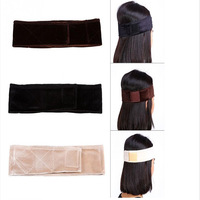 Bandeau en dentelle pour cheveux, perruque en velours, attache réglable, bandeau de style européen et américain, couleur unie, 5*58cm, bandeau pour hommes et femmes