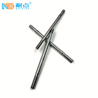 Customized Steel Electric Ceiling Fan Rotary Motor Drive Axle Shaft Extension Premium Fan Parts by Supplier