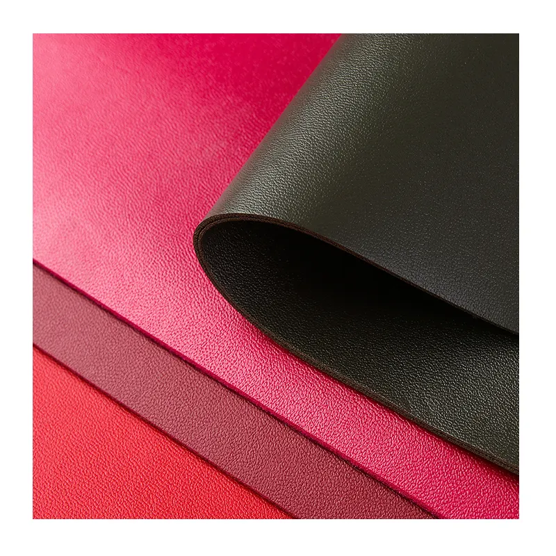 Y106 Handmade Goods Fabric a Variety of Colors Double Sided Faux Leather Thickened Leather Large Production Plant 1.8mm PVC