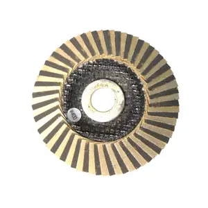 Şekillendirme Beveling ve taşlama kenarları elmas Flap tekerlekler 80 Grit kesme diski elmas kesme diski
