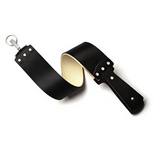 Rasoir en cuir de vachette fait à la main de 2.5 pouces Strop personnalisable professionnel Portable précis entretien du bord rasage épilation - Product Image 1