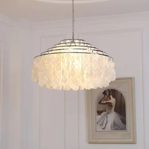 Dormitorio francés, mesita de noche, comedor, candelabro de concha pequeña, carillones de viento Retro, luz colgante - Product Image 3