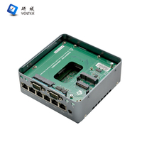 YENTEK Mini PC Usine NUC Barebone Bureau À Domicile Serveur 6 LAN VESA Entreprise Minipc Petit Ordinateur De Bureau Sans Ventilateur Mini Pc