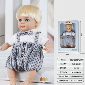 Muñeca Reborn de Boutique de Moda, 60 cm, Muñeca de Silicona Simulada <span class=keywords><strong>con</strong></span> <span class=keywords><strong>Cabello</strong></span> <span class=keywords><strong>Largo</strong></span> - Product Image 4