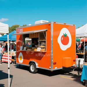 Camion de cuisine mobile populaire 2025 pour la vente de crêpes et de snacks en extérieur, avec équipement de cuisine, prix - Product Image 6