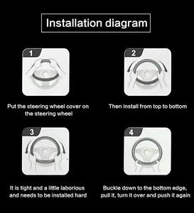 Housse <span class=keywords><strong>de</strong></span> volant <span class=keywords><strong>de</strong></span> voiture en fibre <span class=keywords><strong>de</strong></span> carbone avec logo 3D pour <span class=keywords><strong>Mini</strong></span> <span class=keywords><strong>Cooper</strong></span> S JCW One D Countryman R50 R53 R56 F54 F55 F60 - Product Image 6