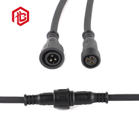 Connecteur étanche mâle et femelle noir 220v Ip68 Quick Clip K19