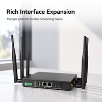 Router WiFi 6 Dual Band AX3000 Kecepatan Tinggi untuk Rumah dengan Ethernet 2.5G untuk Jaringan Broadband, Router Titik Akses Nirkabel