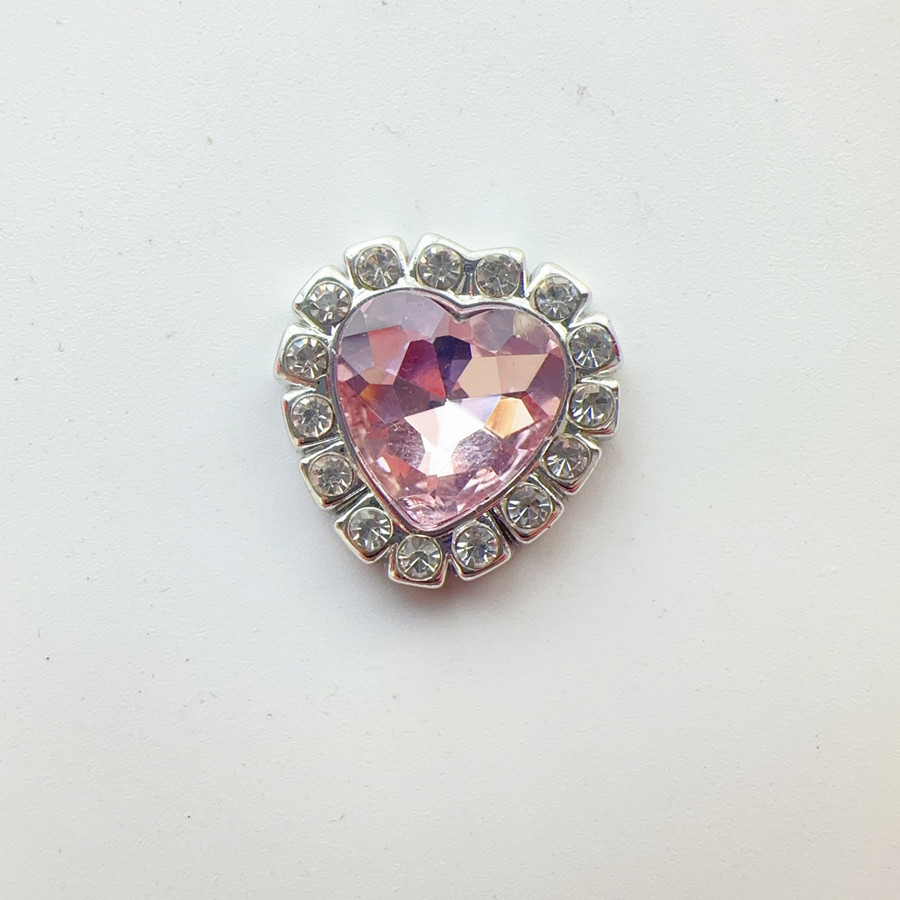 02 #: diamante di vetro rosa diamante amore