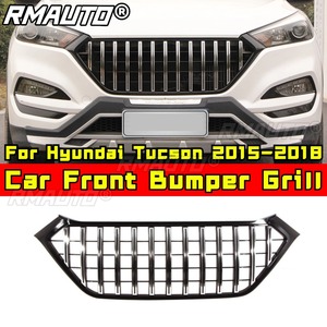 Grille de pare-chocs avant de voiture, grilles de course, calandre pour Hyundai Tucson 2015-2018, kit carrosserie, accessoires automobiles - Product Image 2
