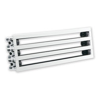 Grille à Air avec lames réglables en aluminium, système de diffusion linéaire pour fixer au plafond de la chambre avec ventilation, 2022 degrés