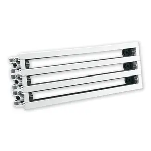 2022 Air Conditioning Adjustable Blades Air Grill Aluminium Linear Slot Diffusion For Room Ceiling Installing Ventilation