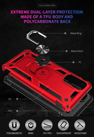 Coque de téléphone portable résistant aux chocs, étui 2 en 1 en TPU avec support de voiture pour Samsung Galaxy S20 FE 5G