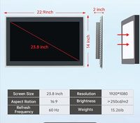 Interfaces multiples, le PC industriel à écran tactile fournit des interfaces COM supplémentaires, 2*COM, RJ45*1, 4*USB, Out*1, VGA*1