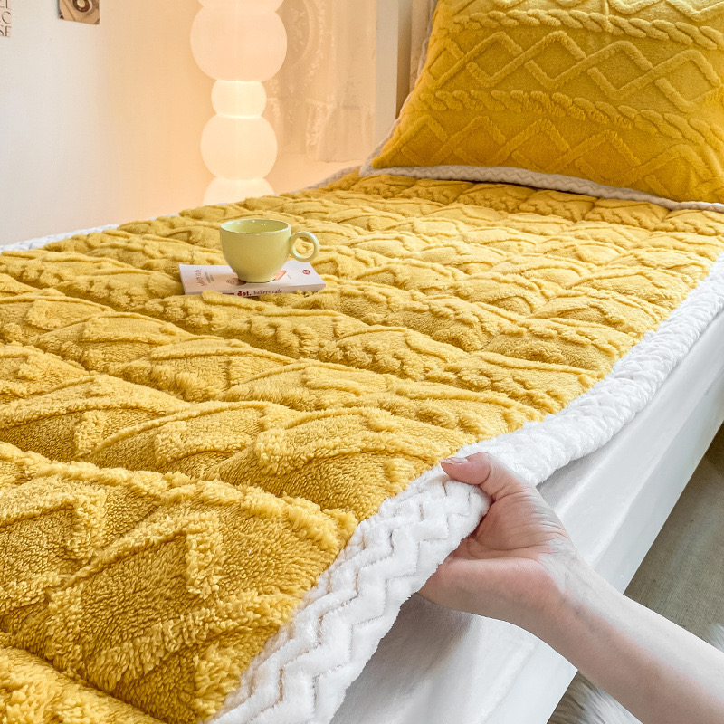 Taffel velours jaune vif