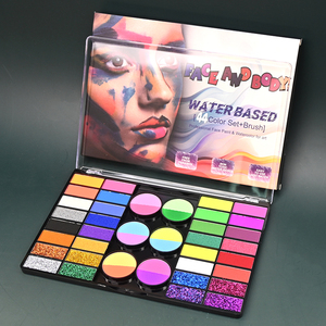 Ensemble de peinture gouache et <span class=keywords><strong>aquarelle</strong></span> pour le corps de 44 couleurs pour <span class=keywords><strong>Halloween</strong></span>, Noël, les spectacles théâtraux et la vente de rue - Product Image 5