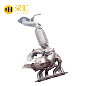 Collecteur d'échappement avant en acier inoxydable de haute qualité, convertisseur catalytique pour <span class=keywords><strong>Mazda</strong></span> <span class=keywords><strong>3</strong></span> AXELA direct fit, XG-AUTOPARTS - Product Image 1