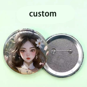 Tùy chỉnh IP khuyến mại Logo <span class=keywords><strong>tin</strong></span> nút pin huy hiệu với pin an toàn hình dạng ngôi sao tinplate phù hiệu nút pins - Product Image 2