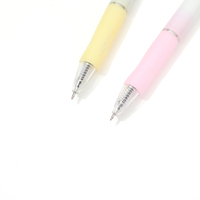 Fournitures scolaires, stylo gel effaçable à pression, esthétique dégradée, pointe ST 0,5 mm, encre noire effaçable par friction, pour enfants et étudiants