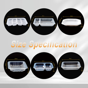 Hộp nhựa thực phẩm bền, màu sắc và kích cỡ tùy chỉnh, lý tưởng cho thịt, rau, trái cây, hải sản - Product Image 3