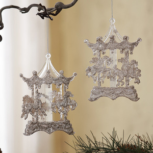 Adornos Acrílicos para Árbol de Navidad, Campanas, Calabazas, Carruajes, Bailarinas, Decoración Navideña - Product Image 1