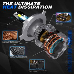Sunshiny Luces LED para Camión, Faros Delanteros H4 LED, 8400lm, 70W, Sistemas Universales de Luz para Camioneta de Coche - Product Image 6