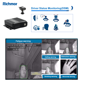 리치모어 4채널 풀 HD <span class=keywords><strong>SD</strong></span> 카드 차량용 DVR 차량 CCTV 모바일 디지털 비디오 레코더 - Product Image 5