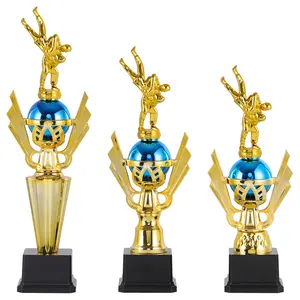 Premi medaglie personalizzate trofeo universale personalizzato in plastica T67 Euro per competizioni sportive
